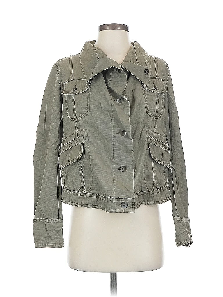 Pre-owned Eddie Bauer Jacket In Green