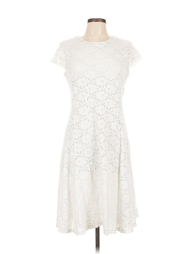 Pre-owned Alfani Casual Dress In White