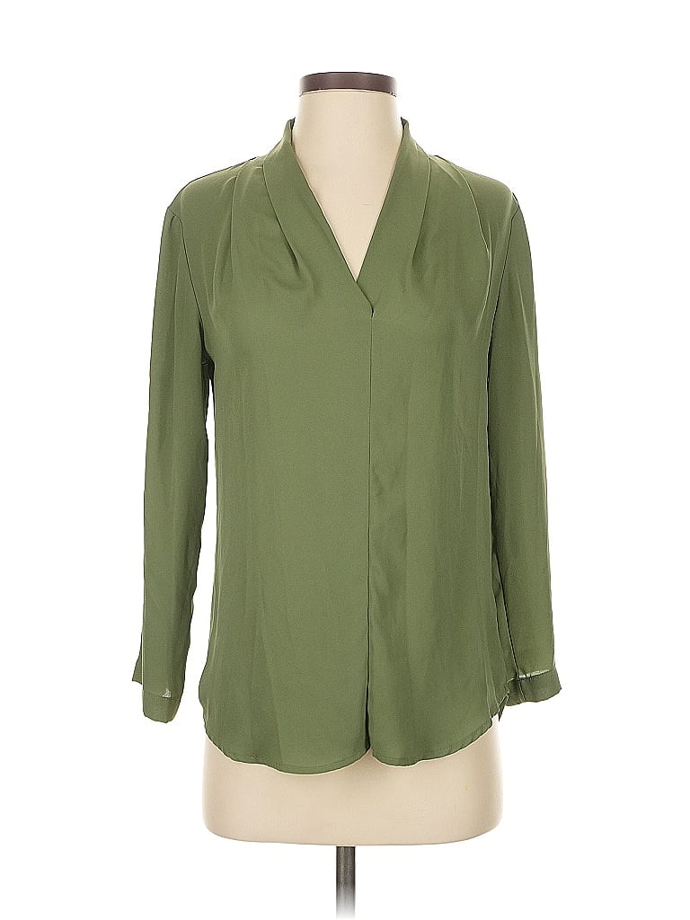 Pre-owned Mossimo 3/4 Sleeve Blouse In Green