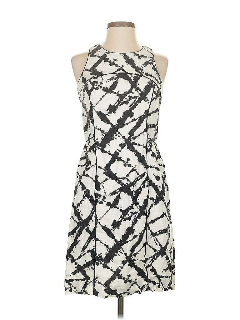 Pre-owned Cynthia Rowley Tjx Cocktail Dress In White