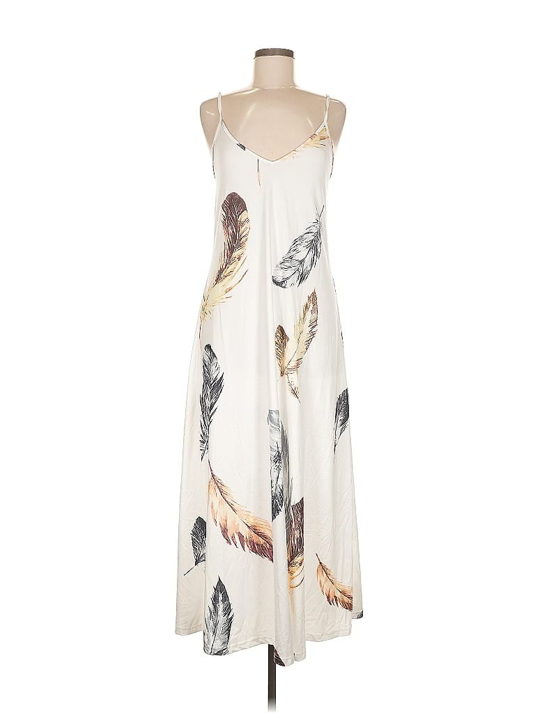 SHEIN Pre-owned Casual Dress In White