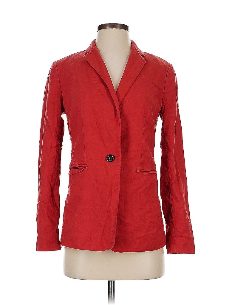 Click to view more detailed imagery on our partner's website Pre-owned Ann Taylor Blazer Jacket In Red