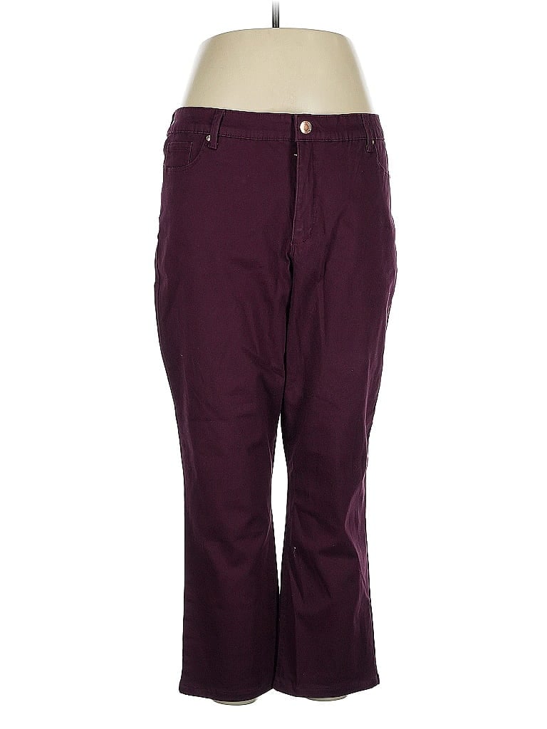 Pre-owned Bandolino Casual Pants In Purple