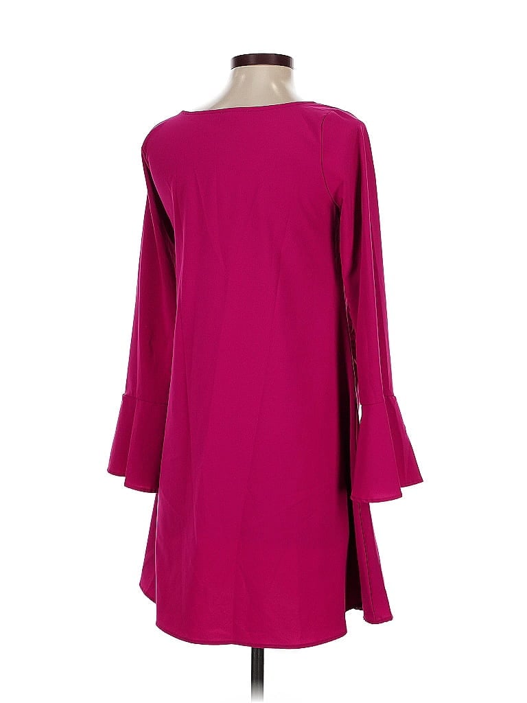 Pre-owned Bar Iii Casual Dress In Burgundy