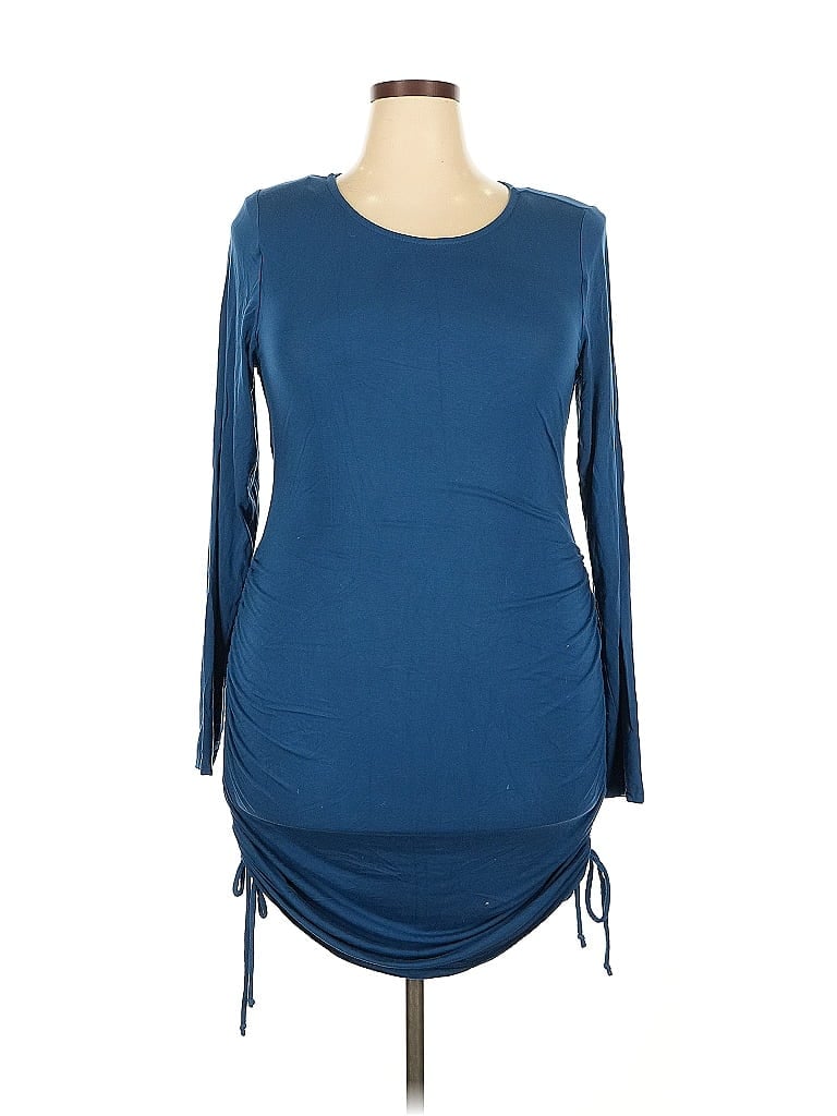 Pre-owned Melrose And Market Casual Dress In Blue
