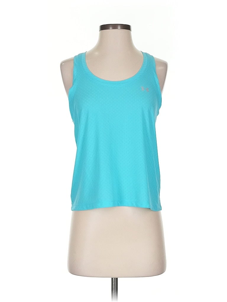 Pre-owned Under Armour Active Tank Top In Blue