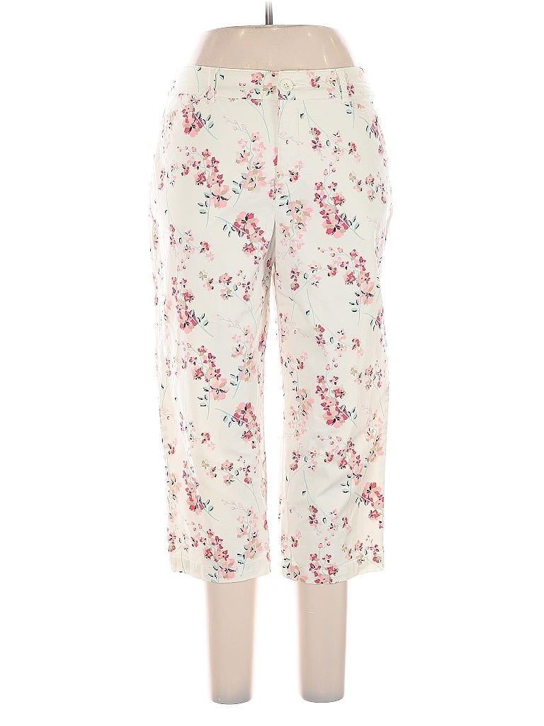 Pre-owned Croft & Barrow Casual Pants In White