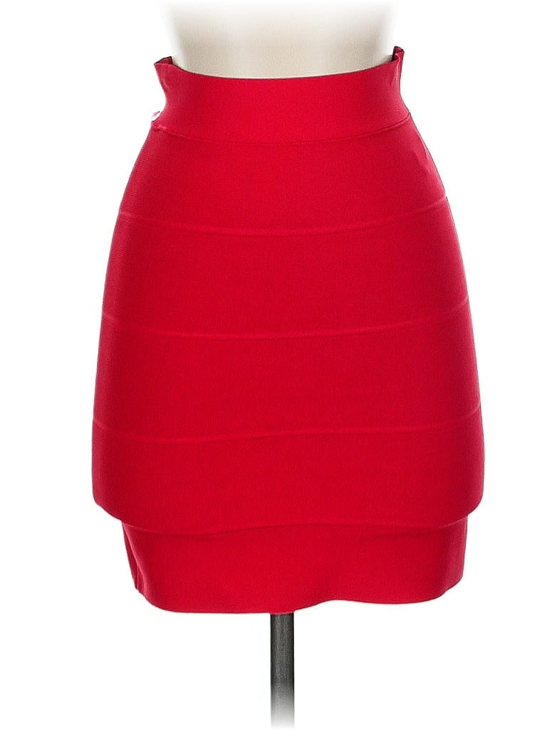 Pre-owned Bcbgmaxazria Formal Skirt In Red