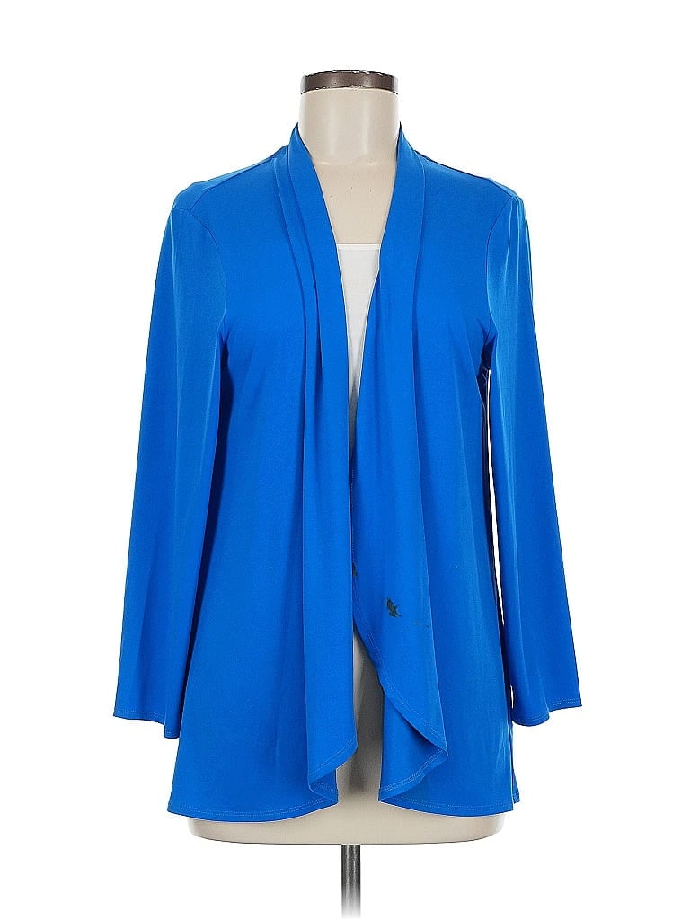 Pre-owned Bob Mackie Cardigan Sweater In Blue