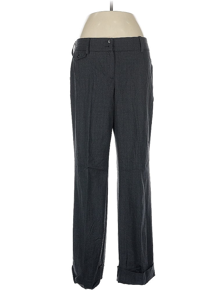 Pre-owned Ann Taylor Loft Wool Pants In Gray