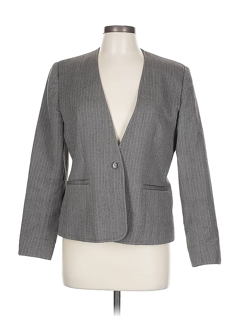 Pre-owned Evan Picone Jacket In Gray
