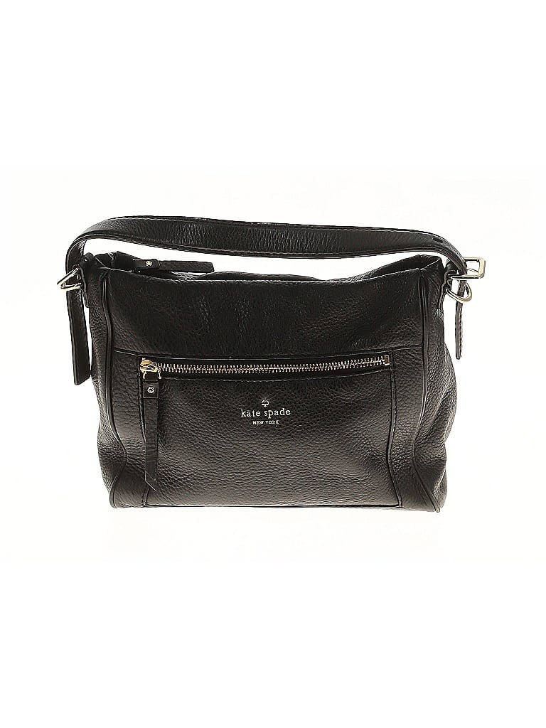 Pre-owned Kate Spade New York Leather Satchel In Black