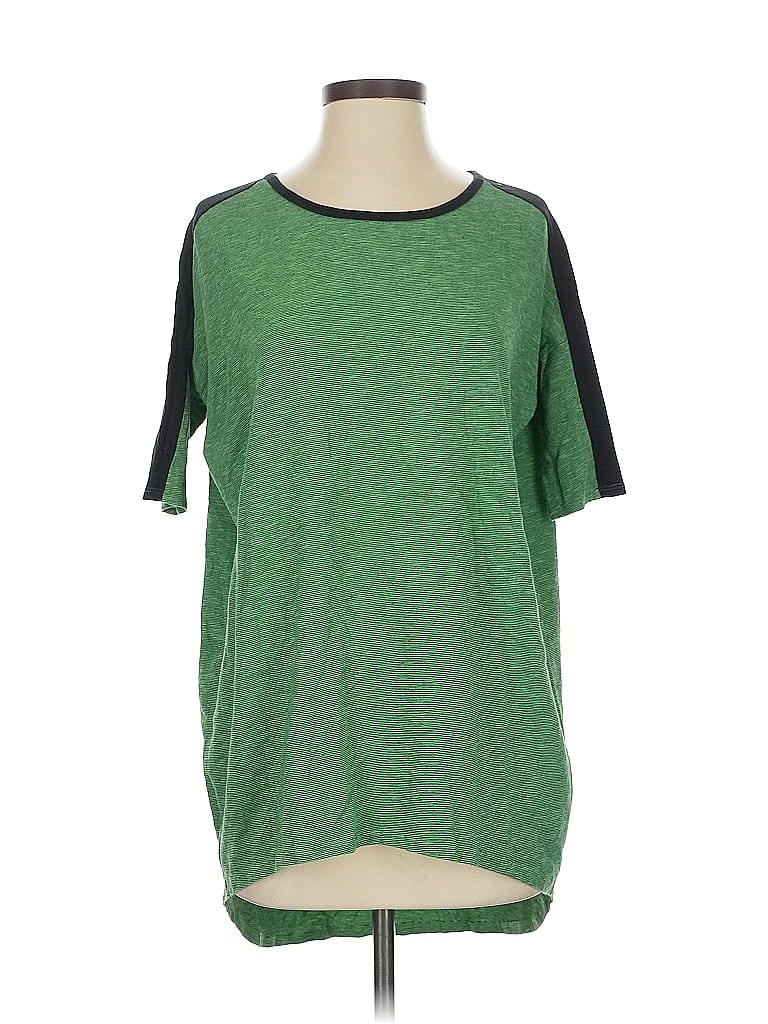 Pre-owned Lularoe Short Sleeve T-shirt In Green