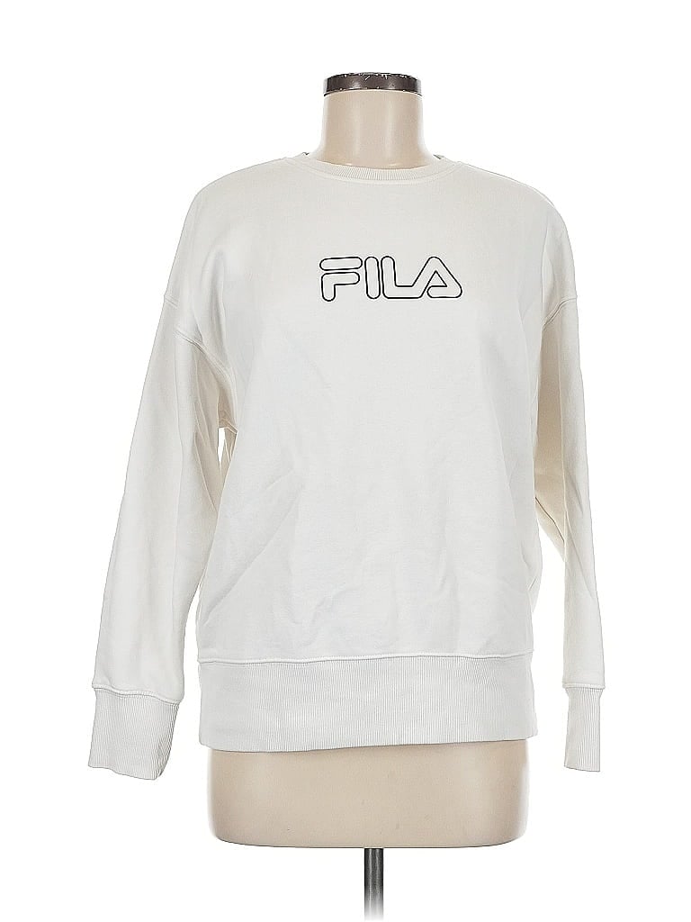 Click to view more detailed imagery on our partner's website Pre-owned Fila Sweatshirt In White