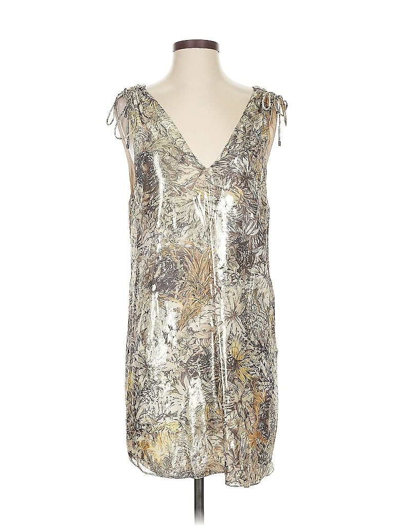 Pre-owned Haute Hippie Cocktail Dress In Silver