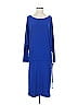 Abi Ferrin Solid Blue Casual Dress Size S - photo 1