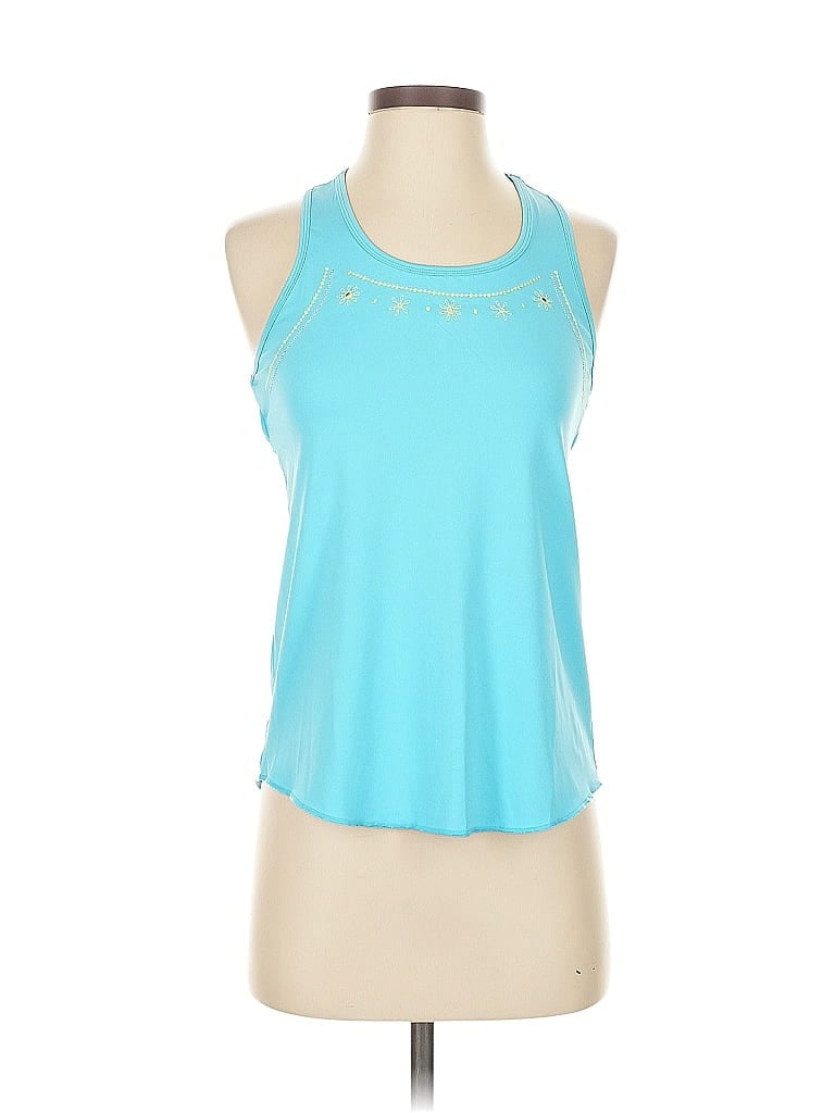 Pre-owned Lucky In Love Active Tank Top In Blue