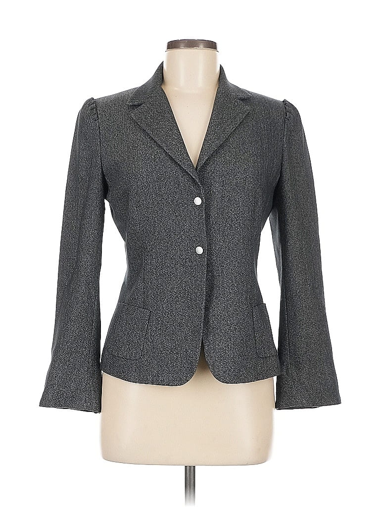 Pre-owned T Tahari Blazer Jacket In Gray