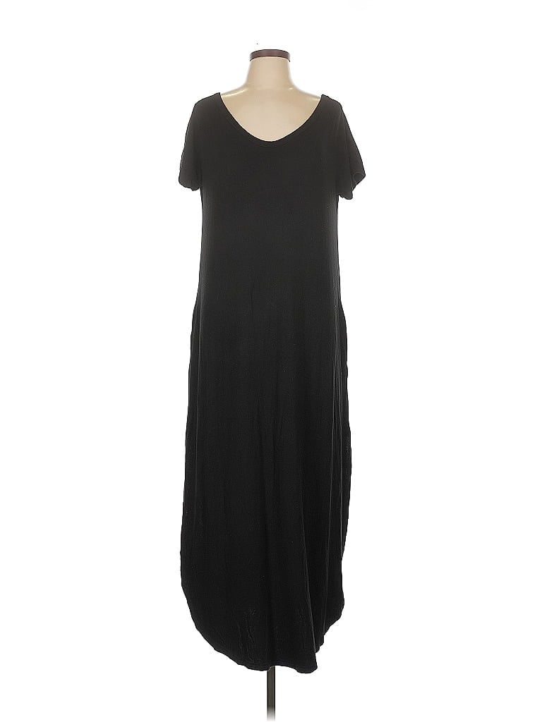 Pre-owned Unbranded Casual Dress In Black