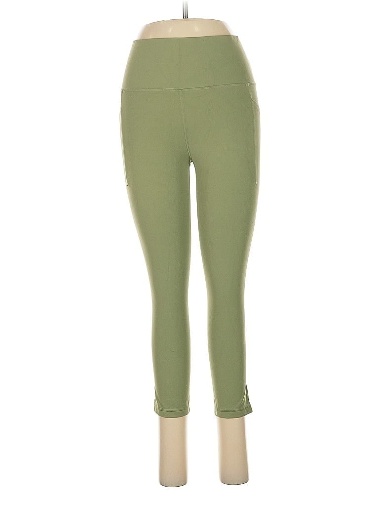 Pre-owned Athleta Active Pants In Green