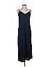 A New Day 100% Polyester Solid Blue Casual Dress Size XS - photo 1