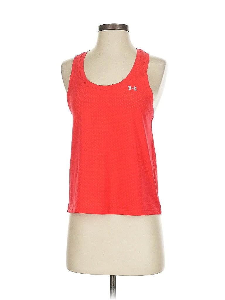 Pre-owned Under Armour Active Tank Top In Red