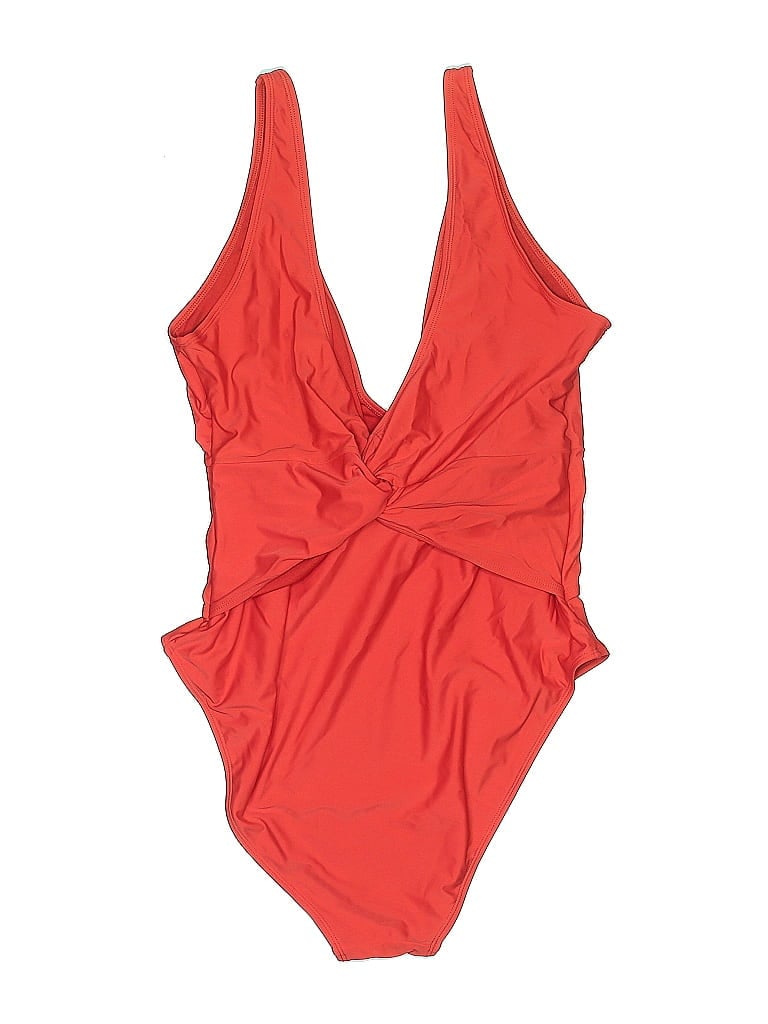 Pre-owned Nicole Miller One Piece Swimsuit In Red