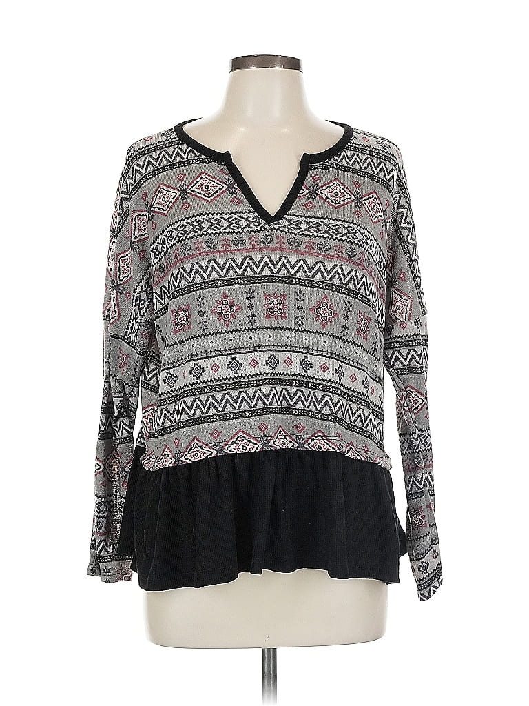 Click to view more detailed imagery on our partner's website Pre-owned Unbranded Long Sleeve Blouse In Gray