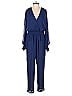 Banana Republic 100% Polyester Solid Blue Jumpsuit Size 2 - photo 1