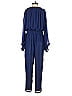 Banana Republic 100% Polyester Solid Blue Jumpsuit Size 2 - photo 2