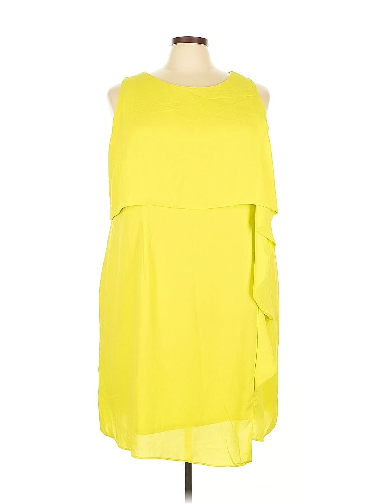 Pre-owned Cato Casual Dress In Yellow
