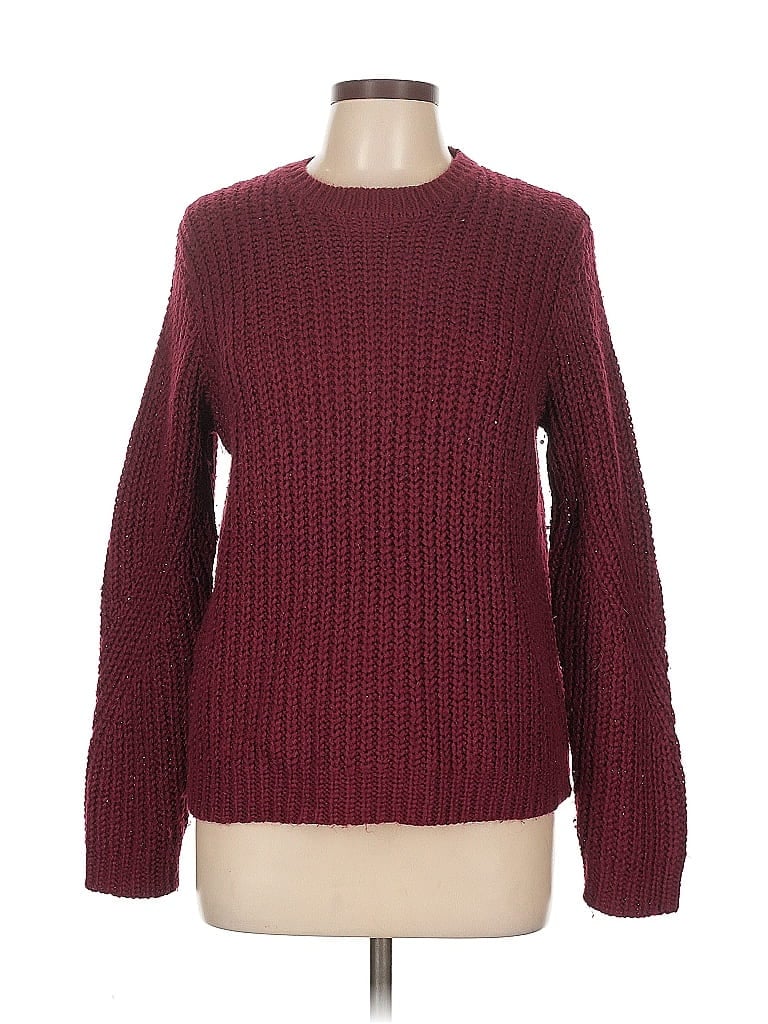 Pre-owned A New Day Pullover Sweater In Burgundy