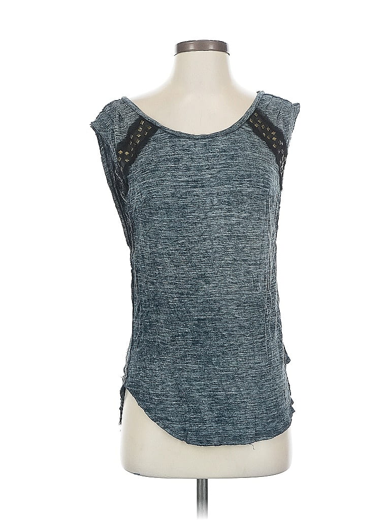 Pre-owned We The Free Sleeveless T-shirt In Blue