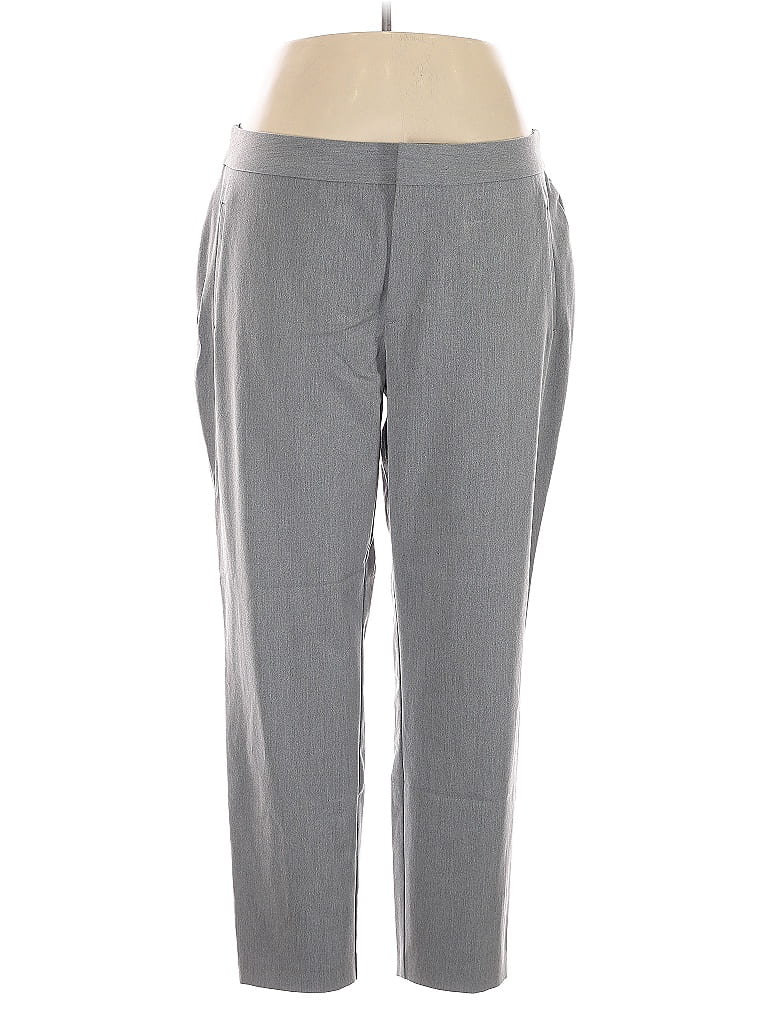 ELOQUII Pre-owned Dress Pants In Gray