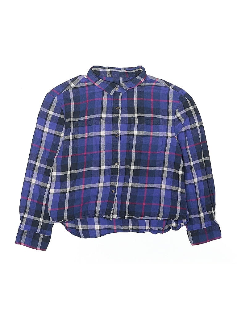 Pre-owned Old Navy Kids' Long Sleeve Blouse In Purple