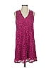 Francesca's 100% Polyester Paisley Burgundy Black Cocktail Dress Size S - photo 1