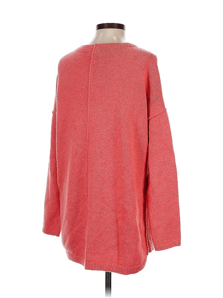Pre-owned Jjill Pullover Sweater In Red