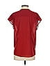 J.Crew 100% Viscose Red Short Sleeve Blouse Size 0 - photo 2