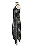 Sandra Darren Houndstooth Black Cocktail Dress Size 6 - photo 5