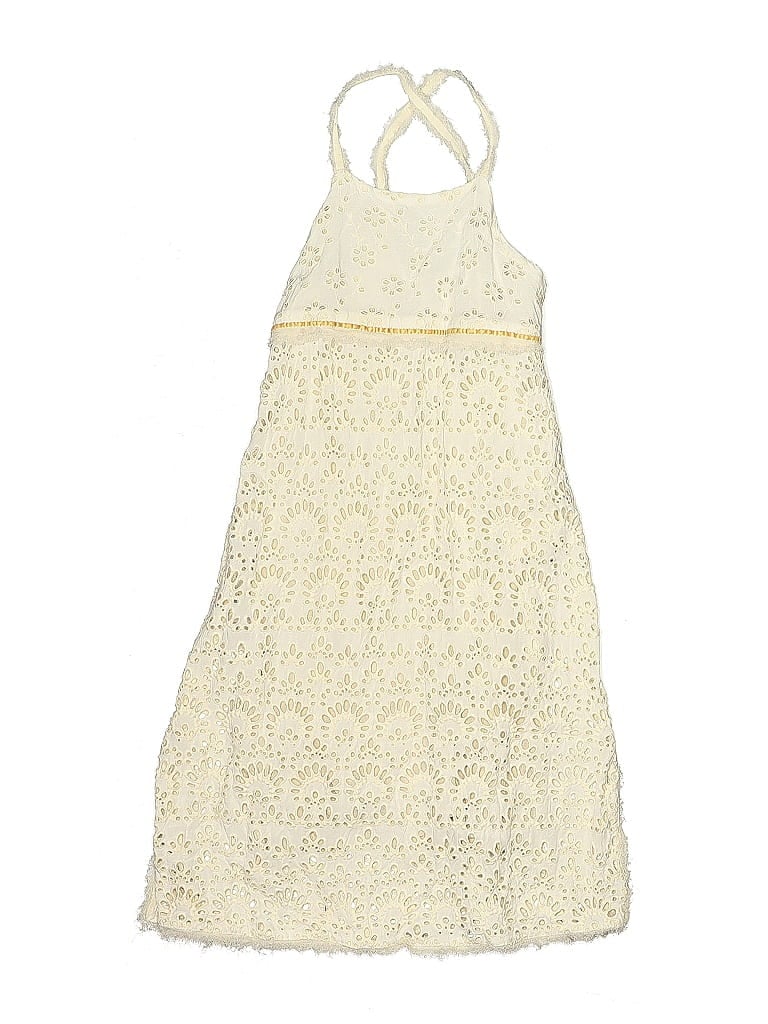 Pre-owned Zara Kids' Dress In White