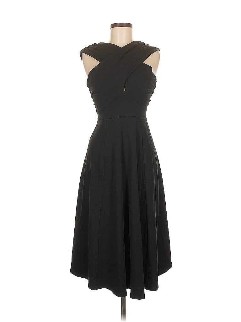 Pre-owned Asos Design Cocktail Dress In Black