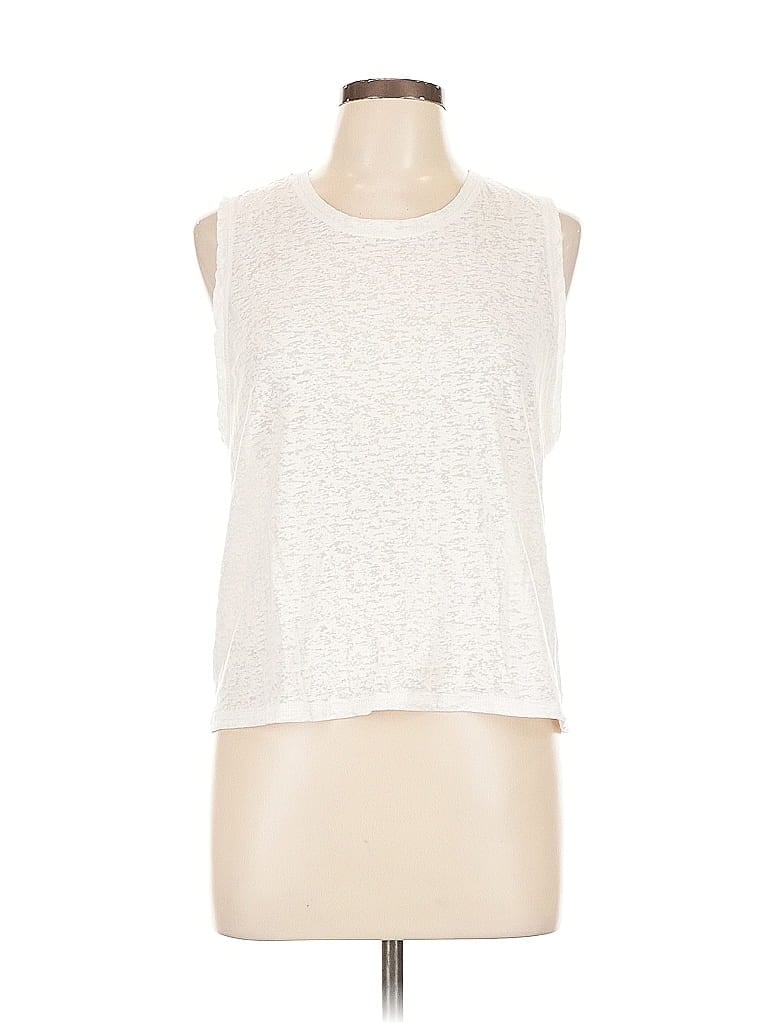 Pre-owned Assorted Brands Sleeveless T-shirt In White