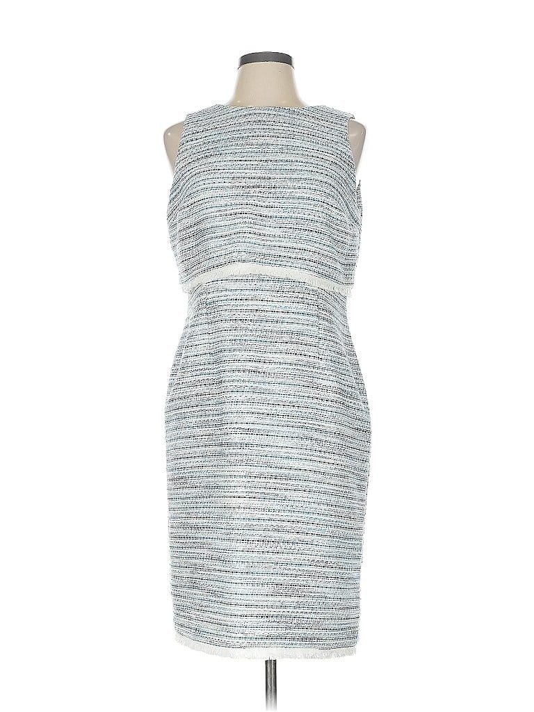 Pre-owned Ann Taylor Factory Cocktail Dress In Silver