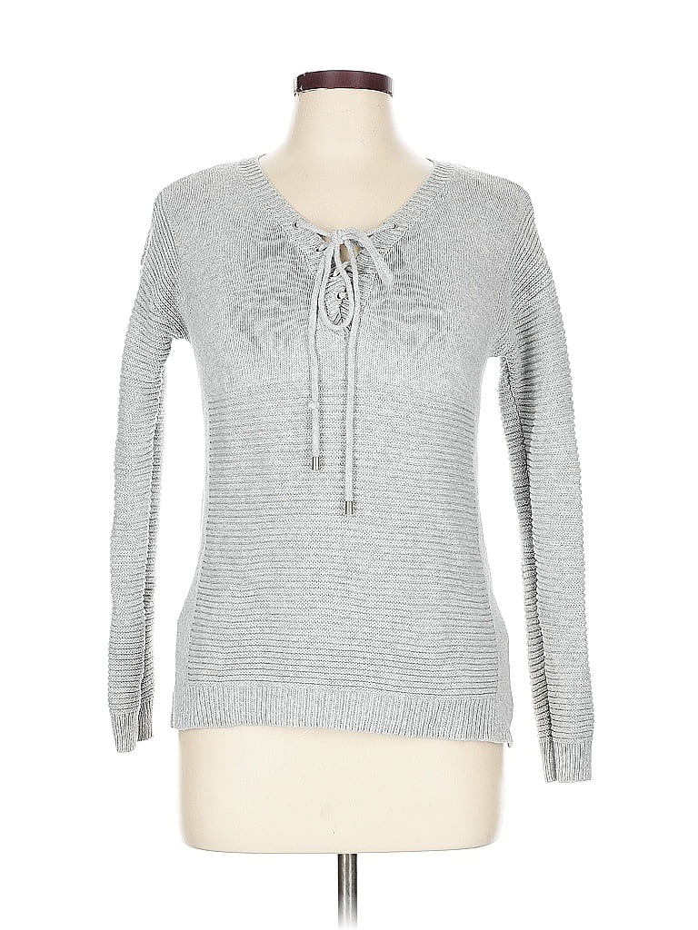 Pre-owned Romeo & Juliet Couture Pullover Sweater In Gray