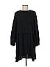 ASOS 100% Polyester Solid Black Casual Dress Size 8 - photo 1