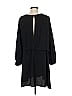ASOS 100% Polyester Solid Black Casual Dress Size 8 - photo 2