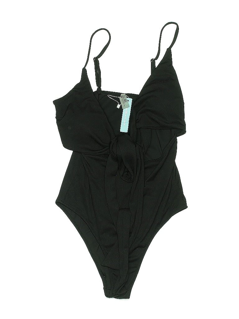 Pre-owned Unbranded One Piece Swimsuit In Black