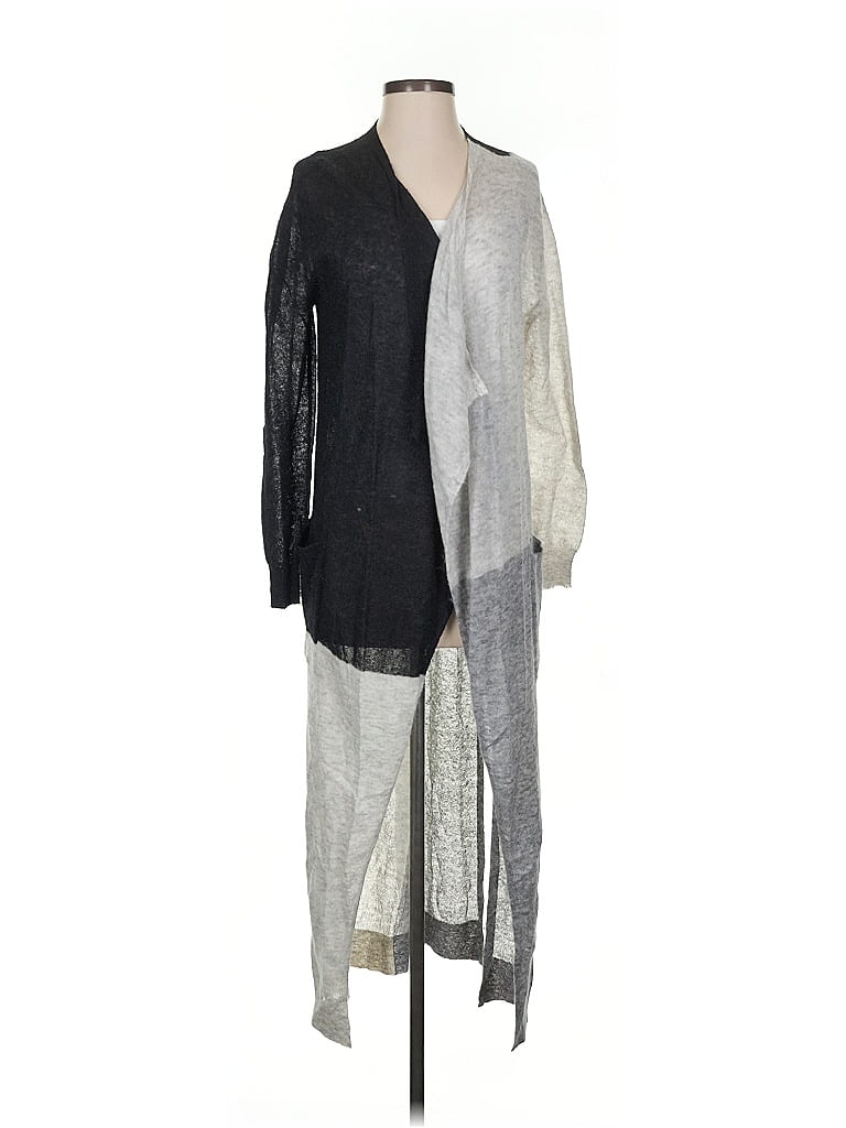 Pre-owned One Grey Day Los Angeles Cardigan Sweater In Gray