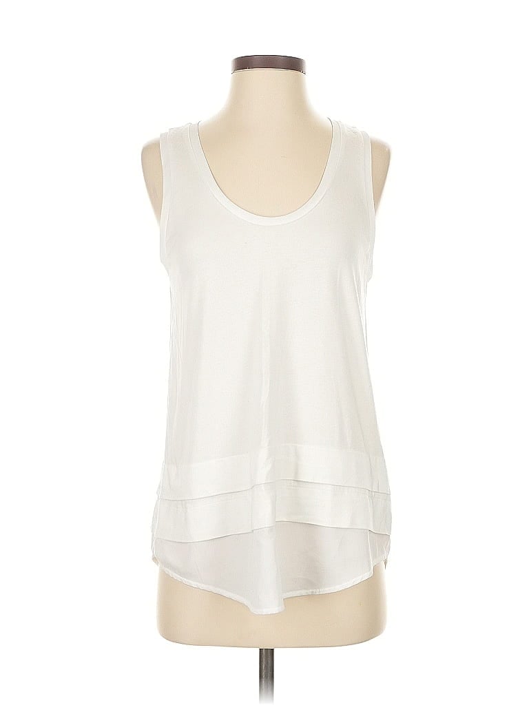 Pre-owned Banana Republic Sleeveless T-shirt In White