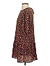 Unbranded Floral Brown Burgundy Casual Dress Size XS - photo 5